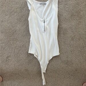 All Saints White Bodysuit One Piece